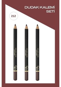 Resim Golden Rose Lipliner Dudak Kalemi Seti 212 3'lü 