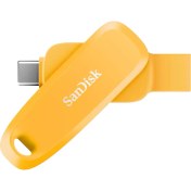 Resim Sandisk Phone Drive 512GB Android Uyumlu USB 3.2 Gen 1 Flash Bellek Yellow Daffodil SDDDC6-512G-G46YD 