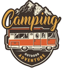 Resim Quart Aksesuar Off Road Camping Adventure Kamp Offroad Sticker Karavan 13 X 12 Cm 