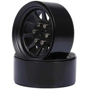 Resim Besthome1 1/10 Rc Tırmanma Aracı Jant 2x1.9 Çinko Alaşımlı Siyah 