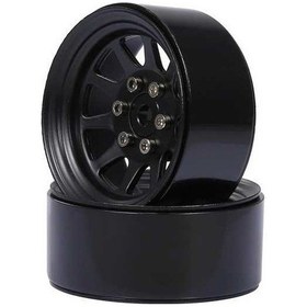 Resim Besthome1 1/10 Rc Tırmanma Aracı Jant 2x1.9 Çinko Alaşımlı Siyah 