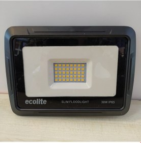 Resim 30W Led Projektör Ecolite Gün Işığı(Sarı Işık) 