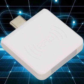 Resim Shanrya RFID Kimlik Cep Telefonu Kart Okuyucu, Dayanıklı Ve Kararlı Tak Ve Çalıştır Cep Telefonları Için Yüksek İletim Verimliliği Kart Okuyucu (Beyaz) 