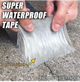 Resim Waterproof Tape Su Geçirmez Güçlü Tamir Bandı Çamur Bant (456521417) 