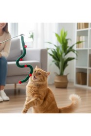 Resim motto ticaret Süs Tasarımlı Kedi Oltası 