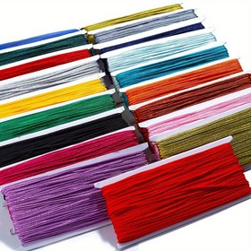 Resim 27.43 metre Polyester Elastik Kordon - DIY Takı Yapımı için İdeal, Arkadaşlık Bileklikleri & Giyim Aksesuarları için 