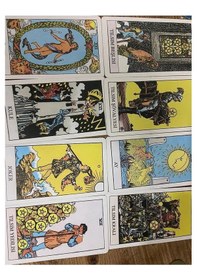 Resim Tarot Kartı 78'li Klasik Tarot Destesi Türkçe 