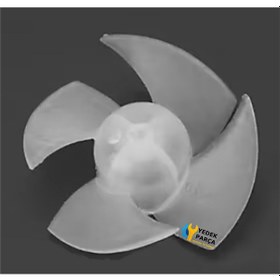 Resim Arzum Uyumlu Saç Kurutma Makinesi Pervanesi 4 Kanat Beyaz 5.8 Mm Çap 