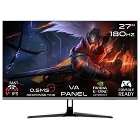 Resim Gameon GOPRO27180VA 27" 0.5 ms 180 Hz HDMI DP Adaptive-Sync 3 Kenar Çerçevesiz FHD Gaming Monitör 