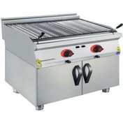 Resim Karacasan Endüstriyel 900 Seri Dolaplı 80 Cm Lpg Tüplü Sulu Balıksırtı Izgara Krcs.eızdsbgl.890 