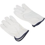 Resim Tenfowee Kuzulu Deri Kaynakçılık Eldiveni - Anti Kayma, Isı Yalıtımı, Dayanıklı - Tıg Kaynak, Metal Dövme Ve İş Güvenliği İçin 