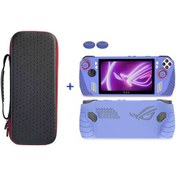 Resim Cbtx Asus Rog Ally Oyun Konsolu Saklama Çantası İçin Silikon Kılıf Kapaklı Taşınabilir Taşıma Çantası - Mor 