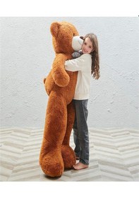 Resim Sole 175 Cm Papyonlu Dev Boy Peluş Ayı - % 100 Yerli 001 