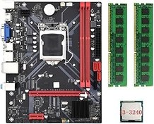 Resim Komdndht B85M VHL Masaüstü Anakart+I3-3240 CPU +2X DDR3 1600MHz 8G RAM LGA 1155 USB 3.0 SATA 3.0 Bilgisayar Anakart 