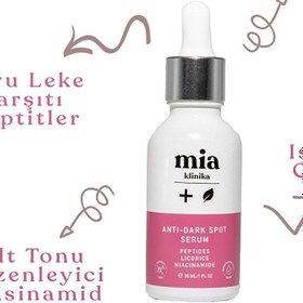 Resim Mia Klinika Leke Karşıtı Ve Cilt Tonu Eşitlemeye Yardımcı Serum 30 Ml 