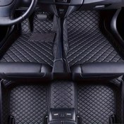 Resim Ford Focus 2006-2011 için Premium PU Deri Araba Paspasları - Uygun, Kapitone Elmas Desen, Sol El Sürücülü, Siyah İç Koruma, Araba İç Aksesuarı | Şık Araba Dekoru | Dayanıklı Paspas 