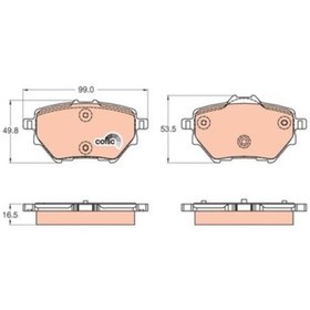 Resim Opel Grandland 1.2hybrid 2024-2025 Trw Arka Balata Netpar25839 