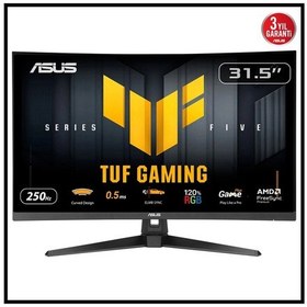 Resim Asus Tuf Gamıng Vg32vqm5b 31,5" 0,5ms, 250hz, Fullhd Curved, Dp, 2xhdmı, Va Panel, 1500r, Display Wi 