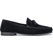 Resim D.leporı Erkek Hakiki Deri Siyah Süet Loafer Ayakkabı 1018 06 Erk Ayk Y24 Nero Suede Çok Renkli 