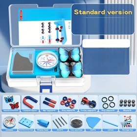 Resim 35 adet Manyetik Deney Seti, Güçlü Manyetik Bilim Seti Manyetik Arabalar, Yükselme, At Ayakkabıları, U-Şekilli Manyetikler, Çubuk Manyetikler, Pusula, Demir Kireç, Fizik Deneyleri Öğretme 