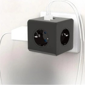 Resim Isıya Dayanıklı Termal Akım Korumalı ve Çocuk Korumalı 3 Priz Girişli 3 USB - HNK6682-9532 