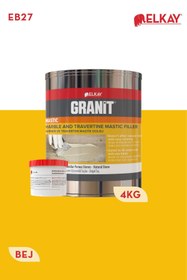 Resim Elkay Granit Mastik Mermer ve Traverten Mastik Dolgu- 4 KG 