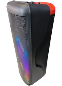 Resim SILATECH KTS-2296 Mikrofonlu Kumandalı Rgb Ledli Bluetooth Hoparlör Usb-Tf-Fm Radyo Siyah 