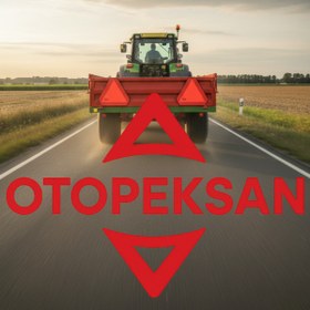 Resim Otopeksan Römork Reflektör - Traktör Reflektör - Metal Levha, Tüvtürk Onaylı Uyumlu 