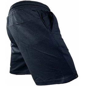 Resim Erkek Siyah Oranj Baskılı Günlük Spor Antrenman Fitness Şortu 