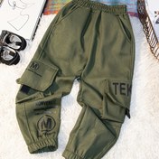 Resim Erkek Casual Pamuk Pantolon - Siyah, Esnek Bel, Çekmece Ayak, "TEK" ve "KONWESDY" Logosu, Bahar ve Sonbahar için Rahat, Her Gün Rahatlık|Casual Stil|Esnek Bel, Açık Hava için 