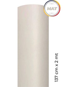 Resim Mat Beyaz Kendinden Yapışkanlı Kaplama Folyosu 137 Cm X 2 Mt 