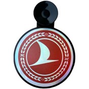 Resim HMNL Oto Resimlik Vantuzlu TÜRK HAVA YOLLARI 7 CM 