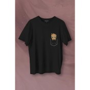 Resim Kendim Seçtim Bebek Groot Marvel Galaksinin Koruyucuları Cep Baskılı Tişört T-Shirt 