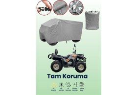 Resim Dokaca Gri Arora Hunter 350 Atv Brandası, Atv Koruyucu Örtüsü 