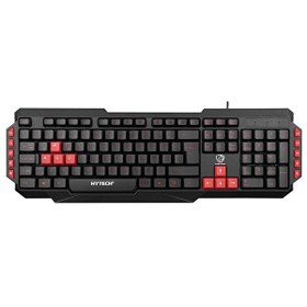 Resim Hytech HYK-46 Gamy Siyah USB Kırmızı Tuşlu Q Gaming Oyuncu Klavyesi 