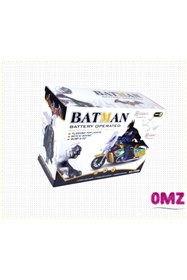 Resim OMZ Motosiklet Işıklı Müzikli Çarpar Döner 20x18cm Pil Hediyeli Kız Erkek Cocuk Oyuncak Egitici Montess 