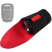 Resim Slr Kamera Lens Paketi Kalınlaşma Darbeye Dayanıklı Neopren Lens Saklama Çantası Yapışkan Kesinti, Çap: 80mm, Yükseklik: 130mm 