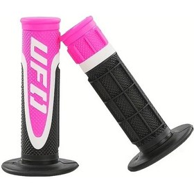 Resim Hightower Pembe 22-24mm Universal Motosiklet Atv Gidon Dayanıklı Motokros Suzuki Honda Kawasaki 