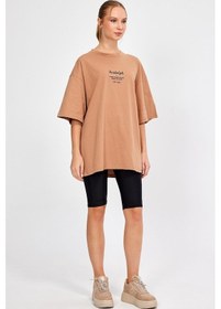Resim Alexandergardı Baskılı Oversize T-shirt Un-0046 01 001 