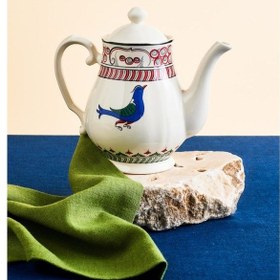 Resim Karaca x Ömür Akkor İznik Kuş Demlik 965 ml 