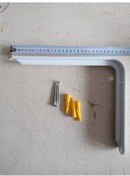 Resim Dirilyapımarket 230X290 Mm Beyaz Raf Altı - Destek 4 Adet + Dübel Vida 