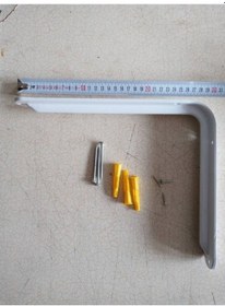 Resim Dirilyapımarket 230X290 Mm Beyaz Raf Altı - Destek 4 Adet + Dübel Vida 