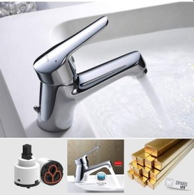 Resim Sardıcı Lavabo Bataryası Musluk 