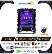 Resim Renault Megane 4 Tesla 2017-2023 Model 2+32gb Android Qled Kablo 