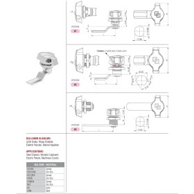 Resim Oscar Atılım Pano Soyunma Dolap Kilidi Asma Hamilli 