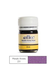 Resim Artdeco Metalik Kumaş Boyası 231 Ametist 