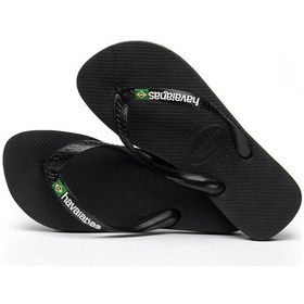Resim Havaianas Brasil Logo Erkek Terlik - Siyah 