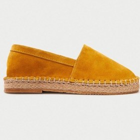 Resim Mubiano Hakiki Deri Collection Kadın Süet Espadril Babet Hardal -mcsvt23tms002-hrd Hardal 