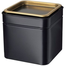 Resim Kapaklı Saklama Kutusu Çay-Kahve Kutusu Ikea 10X10X10 Cm Siyah 