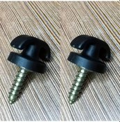 Resim Zhanglei001 2 Adet Bagaj Organizatörü Kancası Fileli Çantalı Ve Vidalı Araç İçi Depolama Halkaları 